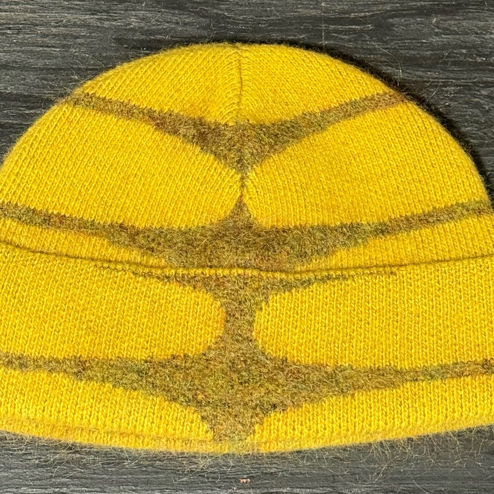 Aime Leon Dore Beanie Hat MERINO WOOL Yellow Adult Unisex One Size - Picture 2 of 4